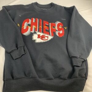 Dodger 1996 Made In USA Men's Med Kansas City Chiefs Sweatshirt
